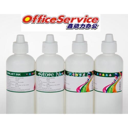 4X100ML Sublimation Ink For Ricoh All Printers Heat Transfer Ink Mainly used in clothes, cloth bags, hats, pillow, ect