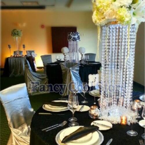 Wedding acrylic crystal Table Centerpiece Flower Stand Table decor wedding props 10pcs/lot