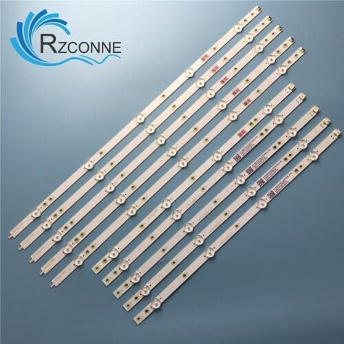 LED backlight strip 9lamp for Philips 50"TV TPT500U1-QVN03.U REV.S5B0T 50PUS6162/12 LB50086 LB50082