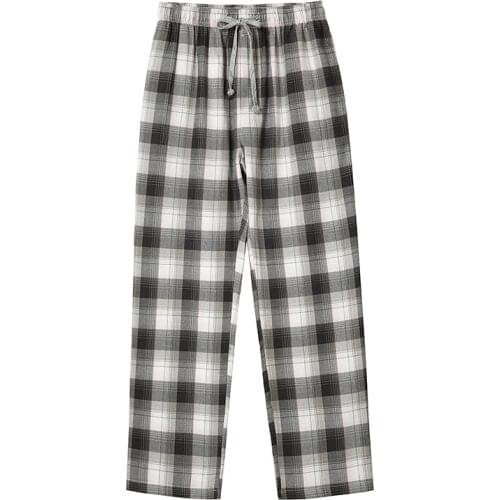 2021 Autumn High-end Men 100%Cotton sleep bottoms Male plus size nighty trousers Men Casual Loosen Plaid pajama pants XXL 100KGS