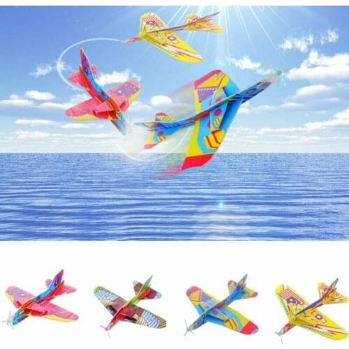 Magic Maneuvering Plane/Magic Foam Plane 360 Maneuvering Assembly Educational Model Toys L2J8