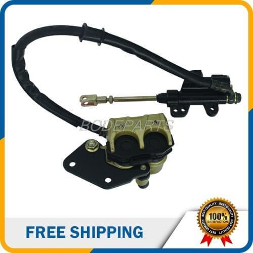 Motorcycle Parts Rear Brake Assembly Master Cylinder Caliper For Small Dirt Pit Bike ATV Street Bike Free Shipping