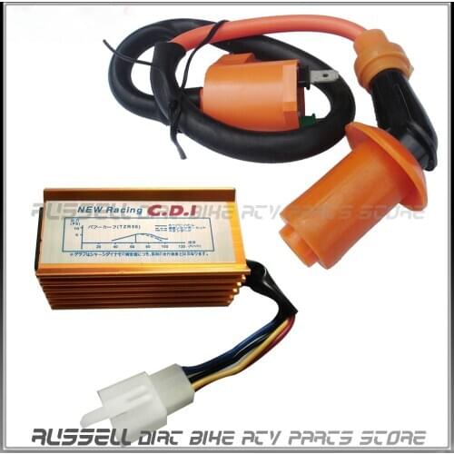 5 Pin ALU,RUBBER CDI Ignition Coil for Honda XR50 CRF50 CRF XR 50CC 70CC 110cc 125cc Dirt Pit bike Racing