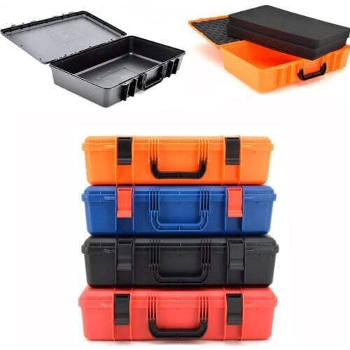 520x335x130mm Instrument case ABS Plastic Toolbox Protective Safety case Storage Box Equipment Case Outdoor Safety Equipment