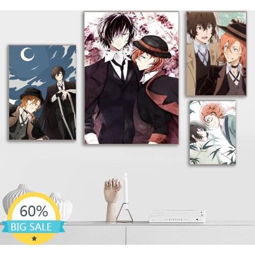 5D DIY Diamond Painting Anime Bungou Stray Dogs Cross Stitch Kits Mosaic Diamond Embroidery Full Square Drill Home Decor