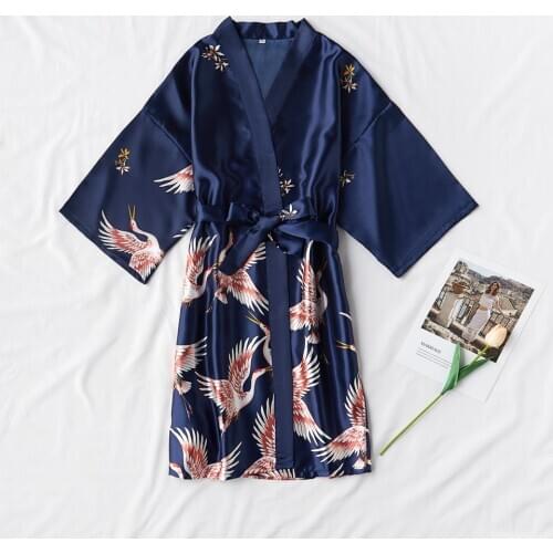 Женские шелковые халаты CWFMZQ China At AliExpress