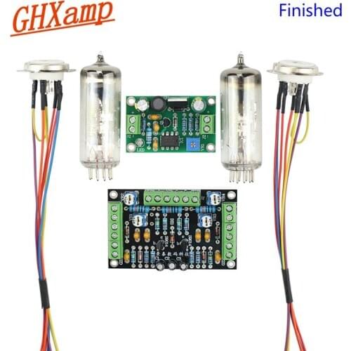 DC12V 6E2 Cats Eye Tube Driver Board Dual-channel Fluorescent Level Indicator Drive Amplifier DIY Modified Finished