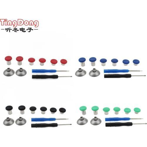 For Microsoft XBox One Elite PS4 Controller Joystick Metal Magnetic Thumbsticks Swap Sticks Repair Parts Buttons Mod Kit