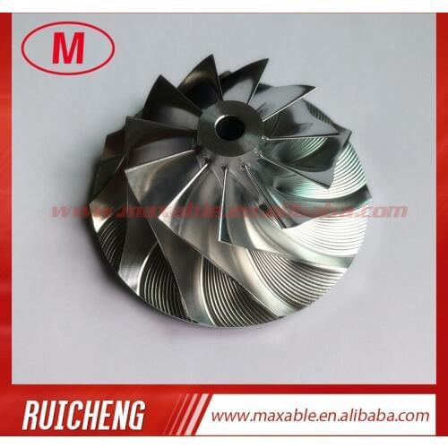 HX35 53.88/81.30 mm 3537168 11+0 blades turbo billet/milling/aluminum 2618 compressor wheel for KOMATSU/6BT/6BTA 3539699/3539698