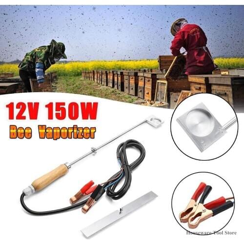 1 Set Bee Evaporator 12V 150wNew Bee Vaporizer Oxalic Acid Vaporiser Varroa Treatment Beekeeping supplies tools beekeeper Silver