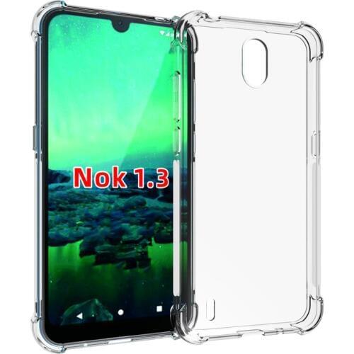 Crystal Clear Anti-slip Anti-Scratch Shockproof Durable Flexible TPU soft Case Cover for Nokia 1.3