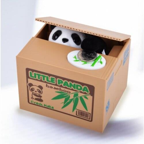 Hot New Style Stealing Money Cat Cartoon Animal Stealing Money Fun Cat Savings Children Birthday Gifts Home Desktop Ornaments