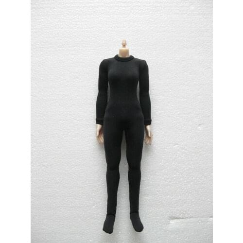 1:6 Scale 12" Figure Doll Accessory Black Female Base Stretch tights Model Toy