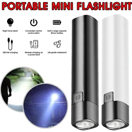 Mini Flashlight High Brightness XPE Torch Light 3 Modes Rechargeable Waterproof Handheld Light for Camping Hiking Outdoor