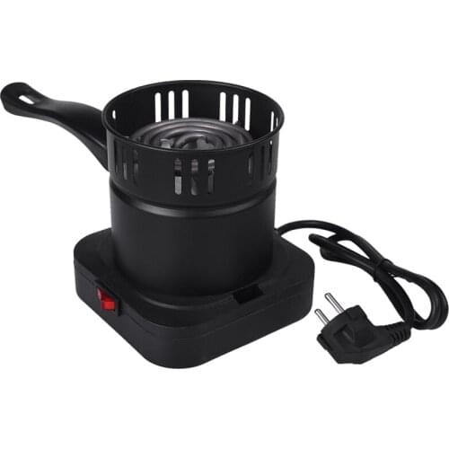 220V/50 Hz 600W Black Shisha Hookah Charcoal Burner Heater Stove Hot Plate for Chicha Narguile Tool for Shisha Hookahs Chicha Na