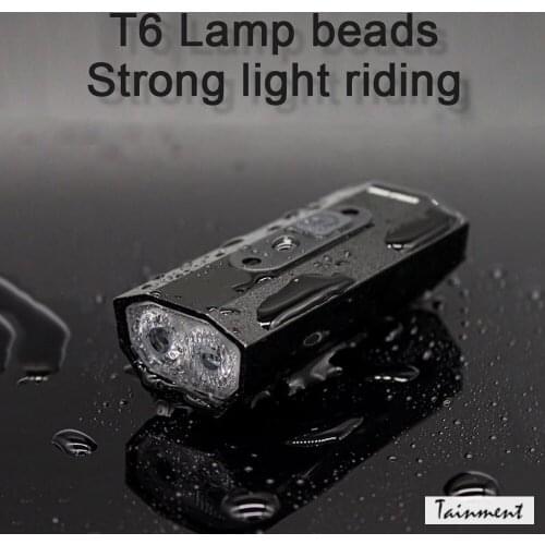 New Front Bike Light USB Rechargeable LED Bike Light Waterproof Cycling Headlights Climbing Safety Flashlight Lamps Bicycle Lamp
