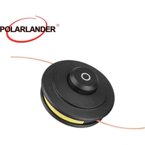 Plastic Lawn Mower Nylon Rope Fittings With 2 Orange Grass Nylon Ropes Black Round Hardened Plastic RelatFitting Cord