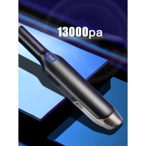 Portable wireless car or car interior vacuum cleaner mini dust collector super strong cyclone suction 5-13 KPA