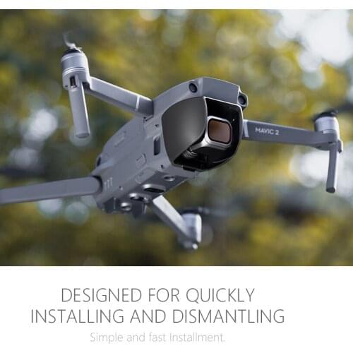 PGYTECH Lens Sun Shade Hood for DJI Mavic 2 Pro Zoom Camera Protector Gimbal Cover Glare Shield