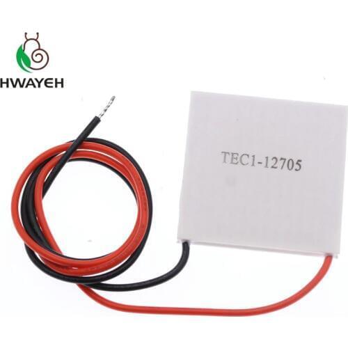 1PCS TEC1-12705 Thermoelectric Cooler Peltier 12705 12V 5A Cells, TEC12705 Peltier Elemente Module