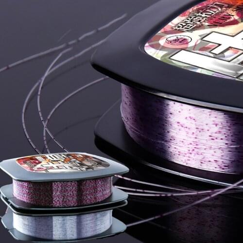 WALK FISH 100M Invisible Fishing Line Nylon Fly Fishing Tackle Spotted Line Speckle Super Strong Sinking Carp Fluorocarbon Line