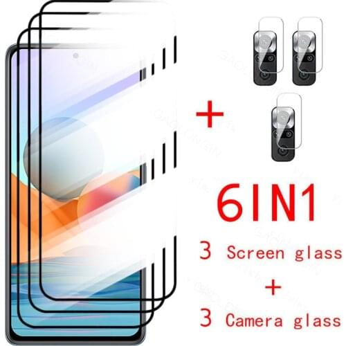 Protector Glass on Redmi Note 10 Pro Screen Protector Camera glass For Xiaomi Redmi Note10 10s 10Pro Max Note10S Tempered glass