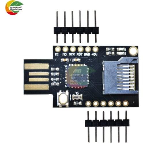 Ziqqucu TF MicroSD Micro SD Card Slot BadUSB USB Virtual Keyboard ATMEGA32U4 Module for Arduino Leonardo R3 Bad Usb CJMCU