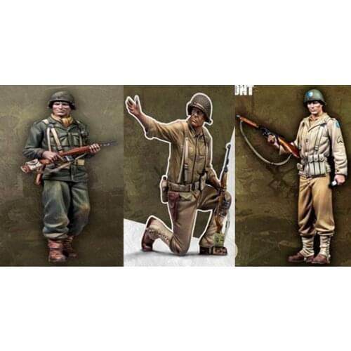 3 resin soldiers 1:35