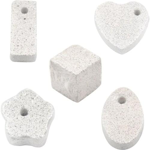 5 Pcs Hamster Chew Toys Teeth Grinding Stones Volcanic Rock Block Mineral Calcium for Small Animal Chinchilla Bunny Rabbit