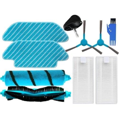 Promotion!Main Brush Washable Filter Side Brush for Conga 4090 5090 Robot Vacuum Cleaner Mopping Cloth