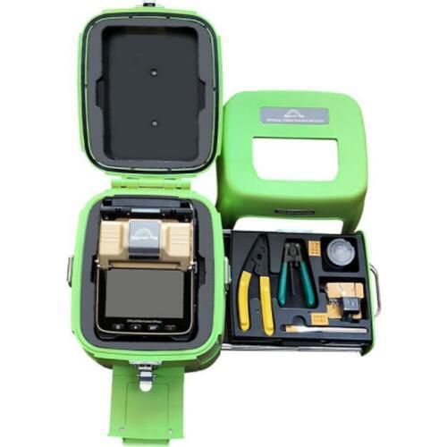 English menu AI-8C signalfire FTTH Fiber Optic Welding Splicing Machine Optical Fiber Fusion Splicer RC Multi-funktion AI-8C