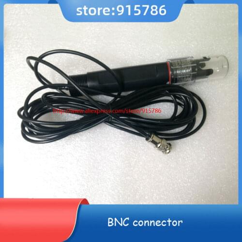 BNC Industrial pH meter probe / 0 ~ 14PH Industrial Online PH Electrode / 3/4 sensor electrode pH meter 5m / PH Controller Probe