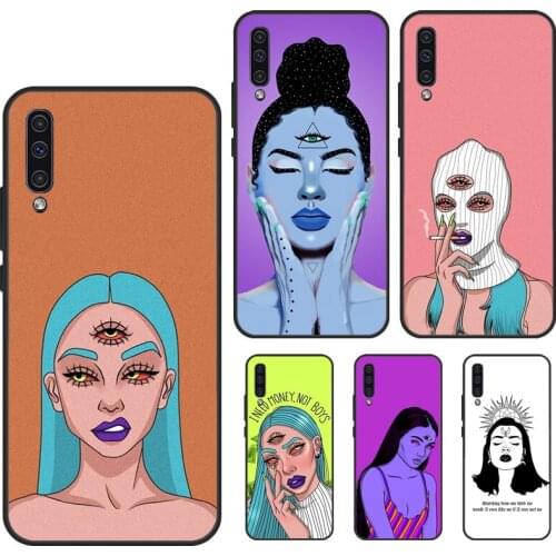 Three Eyed Girl Aesthetic Case Cover For Samsung A52 A32 A72 A12 A11 A31 A41 A51 A71 A20e A21S A10 A20S A40 A50 A70