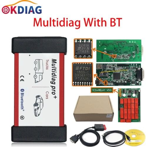 Multidiag Pro 2015.R3 With BT Single Board For Car Truck ODB2 BT Scanner Auto Tool OBD 2 OBD2 Car Diagnostic Interface Tool