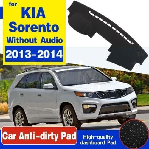 For KIA Sorento 2013 2014 XM Facelift Anti-Slip Mat Dashboard Cover Pad Sunshade Dashmat Caerpet Anti-UV Protect Car Accessories