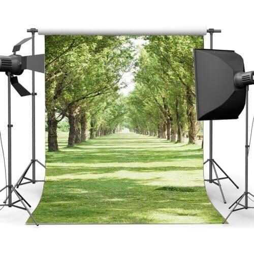 Photography Backdrop Nature Forest Trees Grass Field Sunshine Rustic Wedding Backdrops