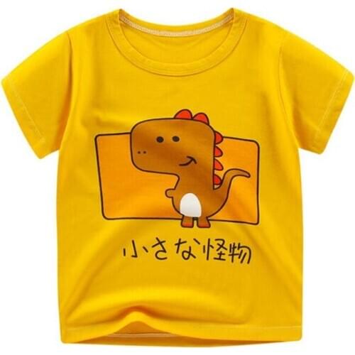 Infant Toddler T-shirt Cotton Boys Girls T shirts 0-4Y Cartoon Boys Girls Tee Tops Short Sleeve Tshirts