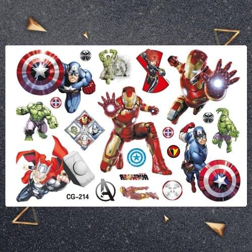 Hasbro Track train sticker Children Cartoon Temporary Tattoo Sticker For Boys Cartoon Toys Waterproof Party Kids Gift