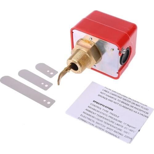 HFS-20/15/25 R3/4 Liquid Water Oil Sensor Control Automatic Paddle Flow Switch 15A 250V IP54