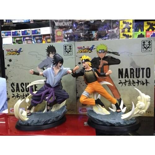 Animation Doll Anime Naruto Collectible Modle Toys Tsume Extreme Storm Naruto VS Sasuke Action Figures Kids Cartoon Model Gifts