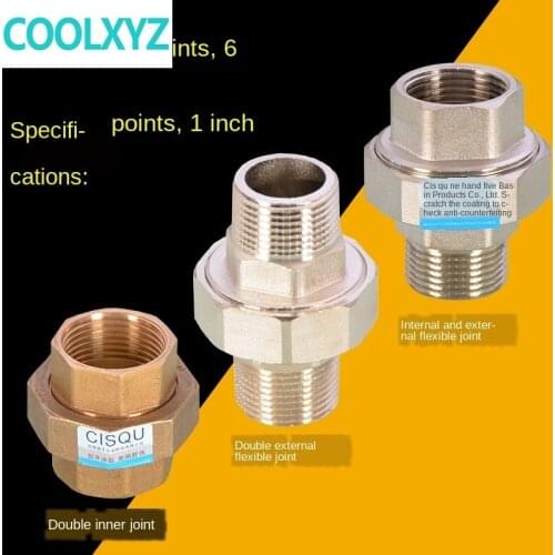 1 inch 6/4 points copper live connection solar water heater heating water pipe connector copper fittings pipe fittings