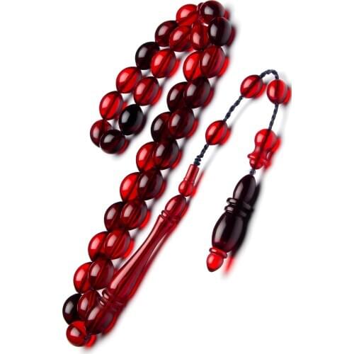 Islamic Tasbih Muslim Rosary Beads 33 Prayer Rosary For Men Bracelet For Men Accessory amber oltu amber stone Handmade Turkey