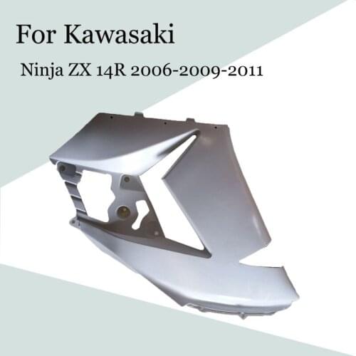 For Kawasaki Ninja ZX 14R 2006-2009-2011 Motorcycle Unpainted Bodywork Upper Side Covers ABS Injection Fairing Accessories