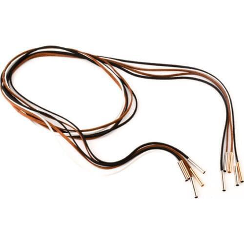 New Fashion Sexy Long Velvet Rope Necklaces Women Faux Leather Choker Collar DIY Necklace Jewelry Costume Wedding Party Gifts