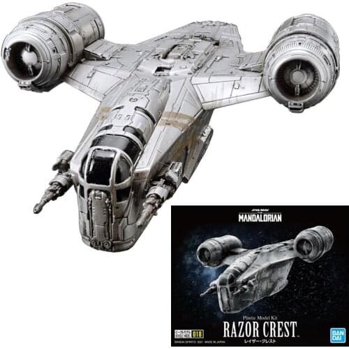 First Edition Original Bandai Star Wars The Mandalorian 018 Sw Razor Crest Model Toy Anime Figure Toys for Kids