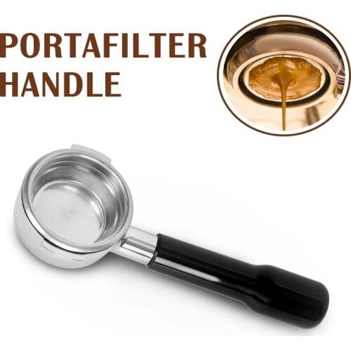 Bottomless Stainless Steel Coffee Filter Handle 58mm Diameter For Coffee Maker Professional Coffee Filter