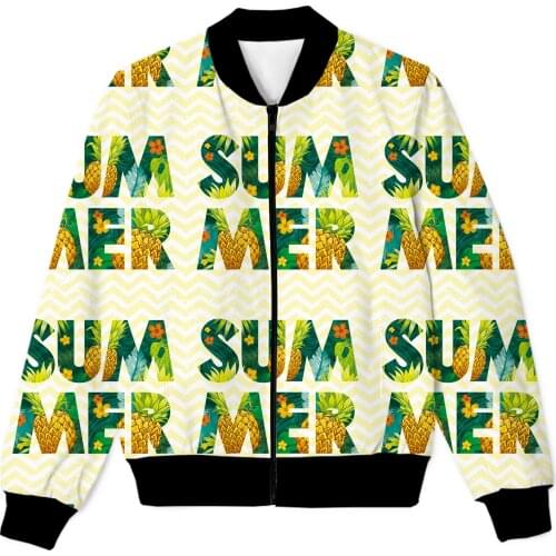 REAL American SIZE Floral Summer Vibes Sublimation Print Zipper Up Jacket Plus SIze 4XL 5XL 6XL