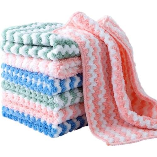 6PCS/3PCS 30*40CM Cleaning Cloths Oil Free Dishwashing Towel Kitchen Cleaning Rag Microfiber Towels Cleaning Micro Fiber Wipe