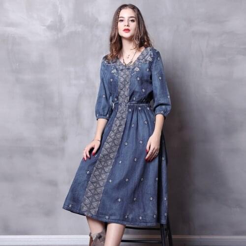 Sherhure Fashion Denim Dresses