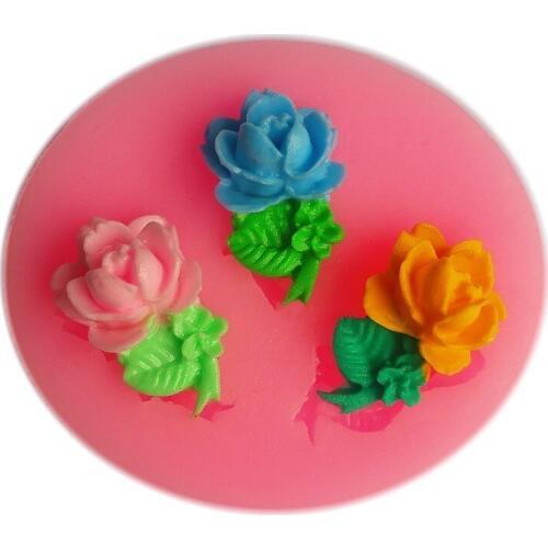 3D silicone Fondant Mold Cake Fondant Decorating Tools Chocolate Mould Silicon Mold baking tool